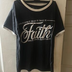 Black and White Graphic T-Shirt